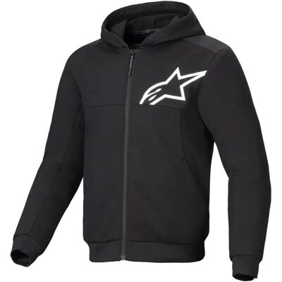 Alpinestars Felpa Con Zip Chrome V2 Sport Black / White 4XL Alpinestars Felpa Con Zip Chrome V2 Sport Black / White 4XL