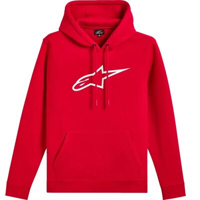 Alpinestars Felpa Con Cappuccio Ageless V3 Red / White XL Alpinestars Felpa Con Cappuccio Ageless V3 Red / White XL