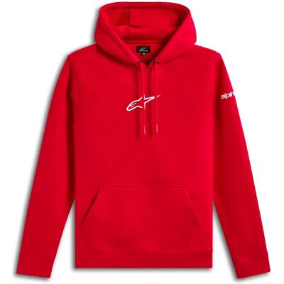 Alpinestars Felpa Con Cappuccio Frontal Red XL Alpinestars Felpa Con Cappuccio Frontal Red XL