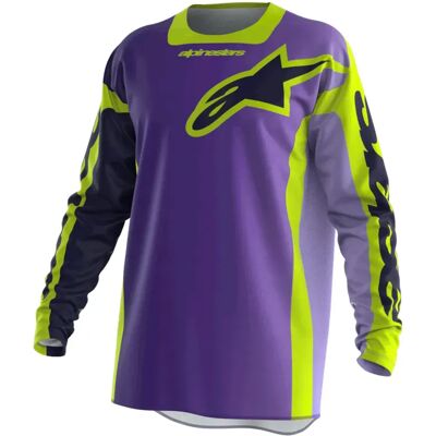 Alpinestars Maglia A Maniche Lunghe Racer Portl Purple / Yellow Fluor 2XL Alpinestars Maglia A Maniche Lunghe Racer Portl Purple / Yellow Fluor 2XL