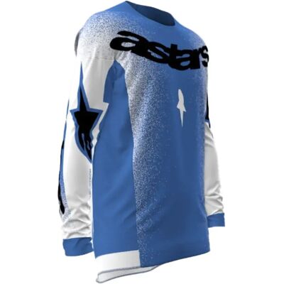 Alpinestars Maglia A Maniche Lunghe Supertech Scenz Ucla Blue / White 2XL Alpinestars Maglia A Maniche Lunghe Supertech Scenz Ucla Blue / White 2XL