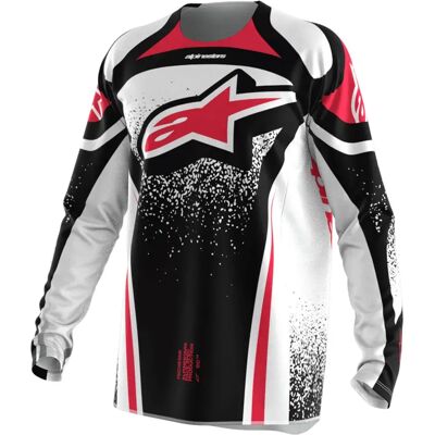 Alpinestars Maglia A Maniche Lunghe Techstar Nomur Black / White / Red 2XL Alpinestars Maglia A Maniche Lunghe Techstar Nomur Black / White / Red 2XL