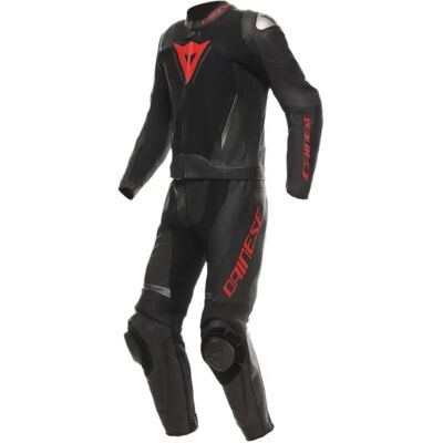 Dainese Tuta In Pelle Demon Sprint Perf Black / Red Lava 56 Dainese Tuta In Pelle Demon Sprint Perf Black / Red Lava 56