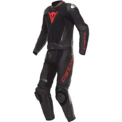 Dainese Tuta In Pelle Demon Sprint Perf Black / White / Red Lava 52 Dainese Tuta In Pelle Demon Sprint Perf Black / White / Red Lava 52
