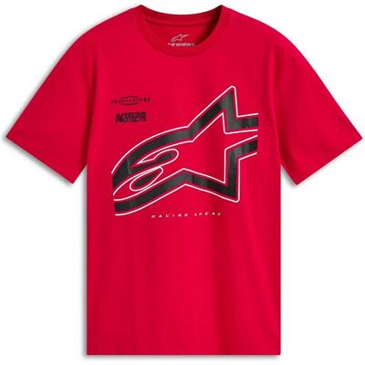 Alpinestars Maglietta A Maniche Corte Authority Red 2XL Alpinestars Maglietta A Maniche Corte Authority Red 2XL