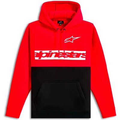 Alpinestars Felpa Con Cappuccio Parallel Red / Black XL Alpinestars Felpa Con Cappuccio Parallel Red / Black XL