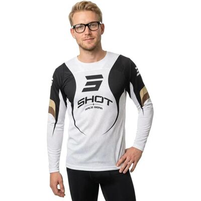 Shot Race Gear Maglia A Maniche Lunghe Contact Manta White M Shot Race Gear Maglia A Maniche Lunghe Contact Manta White M