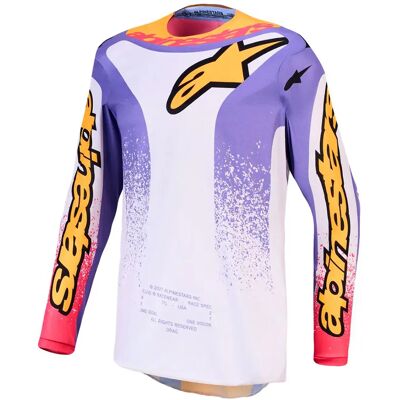 Alpinestars Maglia A Maniche Lunghe Fluid Drag Light Lilac / Blue / Iris / Gold / 2XL Alpinestars Maglia A Maniche Lunghe Fluid Drag Light Lilac / Blue / Iris / Gold / 2XL