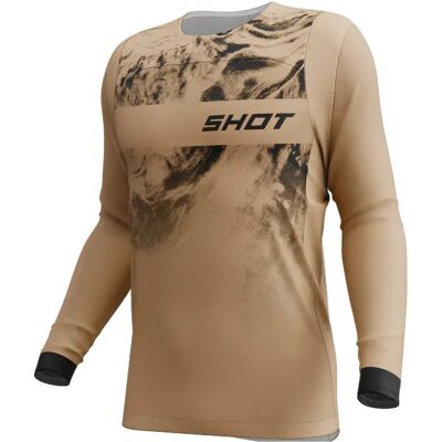 Shot Race Gear Maglia A Maniche Lunghe Station Charge Gold / Black 2XL Shot Race Gear Maglia A Maniche Lunghe Station Charge Gold / Black 2XL