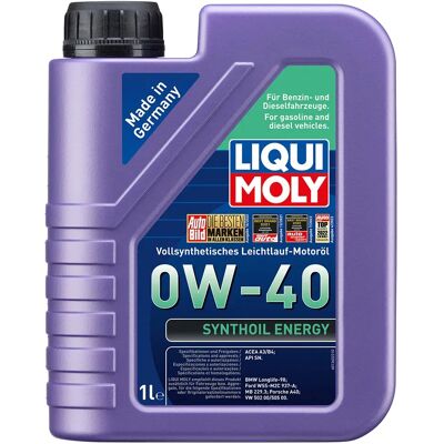 Olio motore Liqui Moly Synthoil Energy 0W-40 - Olio motore Olio motore Liqui Moly Synthoil Energy 0W-40 - Olio motore