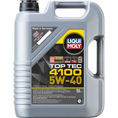 Olio motore Liqui Moly Top Tec 4100 5W-40 - Olio motore Olio motore Liqui Moly Top Tec 4100 5W-40 - Olio motore