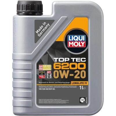Olio Motore Liqui Moly Top Tec 6200 0W-20 - Tipo di Auto Olio Motore Liqui Moly Top Tec 6200 0W-20 - Tipo di Auto
