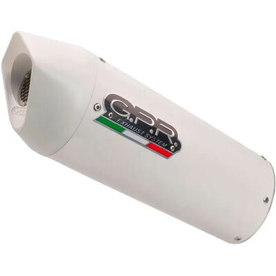Gpr Exhaust Systems Silenziatore Ovale Omologato Albus Evo Malaguti Dune 125 19-20 Ref:e.ml.3.cat.albe White Glossy Homologated Gpr Exhaust Systems Silenziatore Ovale Omologato Albus Evo Malaguti Dune 125 19-20 Ref:e.ml.3.cat.albe White Glossy Homologated