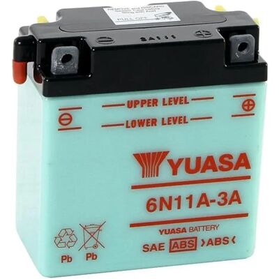 Batteria moto Yuasa 6N11A-3A - 6V 11,6Ah Batteria moto Yuasa 6N11A-3A - 6V 11,6Ah