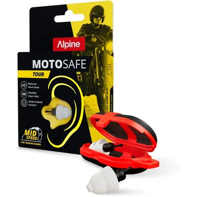 Alpine Tappi Per Le Orecchie Motosafe Tour V2 Black One Size Alpine Tappi Per Le Orecchie Motosafe Tour V2 Black One Size