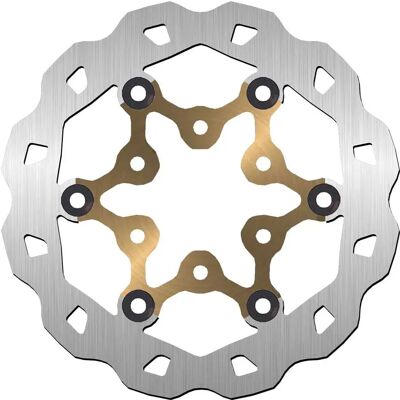 Ng Disco Del Freno Flottante 102653 Wave Silver One Size Ng Disco Del Freno Flottante 102653 Wave Silver One Size
