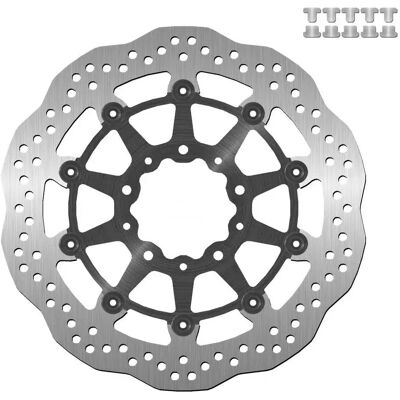 Ng Disco Del Freno Flottante 102721 Wave Silver One Size Ng Disco Del Freno Flottante 102721 Wave Silver One Size