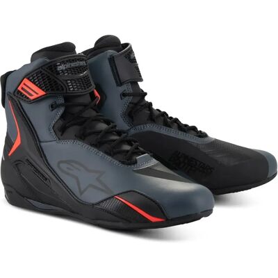 Alpinestars Scarpe Da Moto Faster- Black / Gray / Red Fluo EU 38 1/2 Alpinestars Scarpe Da Moto Faster- Black / Gray / Red Fluo EU 38 1/2