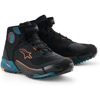 Alpinestars Scarpe Da Moto Cr-x Drystar® Black / Petrol / Orange Fluo EU 44 Alpinestars Scarpe Da Moto Cr-x Drystar® Black / Petrol / Orange Fluo EU 44