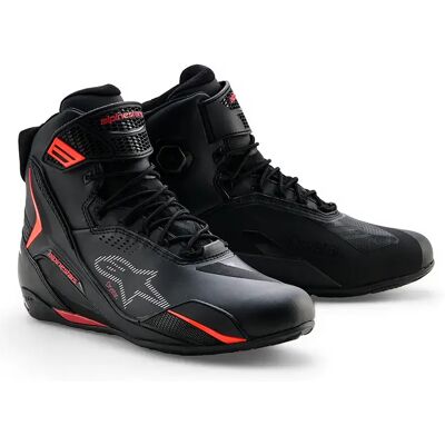 Alpinestars Scarpe Da Moto Faster- Drystar® Black / Rio Red / Red Fluo EU 46 Alpinestars Scarpe Da Moto Faster- Drystar® Black / Rio Red / Red Fluo EU 46