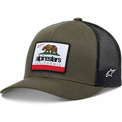 Alpinestars Cappellino Con Visiera Cali 2.0 Military Green / Black One Size Alpinestars Cappellino Con Visiera Cali 2.0 Military Green / Black One Size