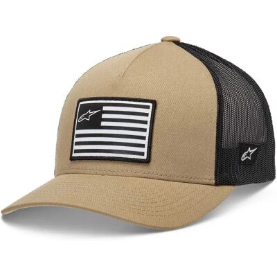 Alpinestars Cappellino Con Visiera Flag Snapback Sand / Black One Size Alpinestars Cappellino Con Visiera Flag Snapback Sand / Black One Size