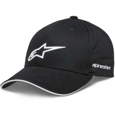 Alpinestars Cappellino Con Visiera Rostrum Black / White One Size Alpinestars Cappellino Con Visiera Rostrum Black / White One Size