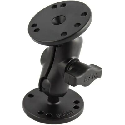 Ram Mounts Due Piastre Rotonde B Dimensione Braccio Corto Universale Doppio Supporto A Sfera Black One Size Ram Mounts Due Piastre Rotonde B Dimensione Braccio Corto Universale Doppio Supporto A Sfera Black One Size