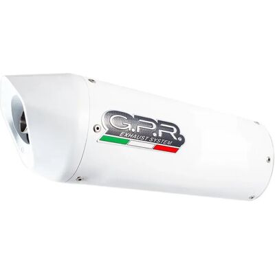 Gpr Exhaust Systems Silenziatore Omologato Slip On Albus Evo Loncin Ds2 Lx300gy 22-23 Ref:e5.lon.1.cat.albe White Glossy Homologated Gpr Exhaust Systems Silenziatore Omologato Slip On Albus Evo Loncin Ds2 Lx300gy 22-23 Ref:e5.lon.1.cat.albe White Glossy Homologated