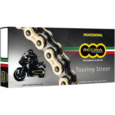 Regina Catena 525/137 Zrt Rivet Z Ring Performance Replacement Drive Gold / Steel 112 Links Regina Catena 525/137 Zrt Rivet Z Ring Performance Replacement Drive Gold / Steel 112 Links