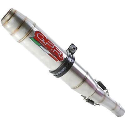 Gpr Exhaust Systems Silenziatore Omologato Slip On Deeptone Inox Bmw S 1000 Xr 15-17 Euro 3 Satin Silver / Satin Silver Homologated Gpr Exhaust Systems Silenziatore Omologato Slip On Deeptone Inox Bmw S 1000 Xr 15-17 Euro 3 Satin Silver / Satin Silver Homologated