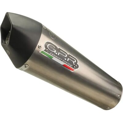 Gpr Exhaust Systems Silenziatore Omologato Slip On Gp Evo Titanium S 1000 Xr 18-19 Euro Satin Titanium / Black Homologated Gpr Exhaust Systems Silenziatore Omologato Slip On Gp Evo Titanium S 1000 Xr 18-19 Euro Satin Titanium / Black Homologated