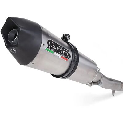 Gpr Exhaust Systems Silenziatore Omologato Slip On Gp Evo Titanium Versys 1000 Ie 17-19 Euro Satin Titanium / Black Homologated Gpr Exhaust Systems Silenziatore Omologato Slip On Gp Evo Titanium Versys 1000 Ie 17-19 Euro Satin Titanium / Black Homologated