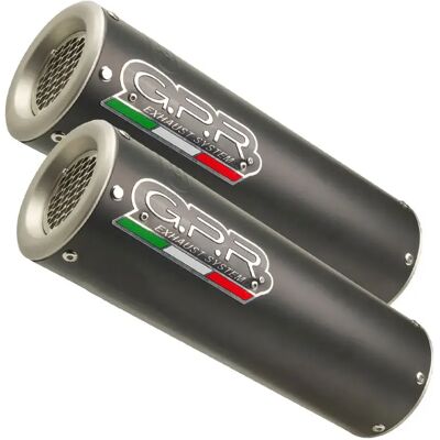 Gpr Exhaust Systems Silenziatore Omologato M3 Titanium Double Z 1000 Sx 17-19 Euro Matt Black / Silver Homologated Gpr Exhaust Systems Silenziatore Omologato M3 Titanium Double Z 1000 Sx 17-19 Euro Matt Black / Silver Homologated