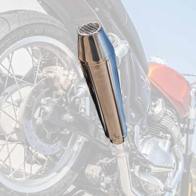 Gpr Exhaust Systems Silenziatore Omologato Ultracone Inox Cafè Racer Silencer Without Link Pipe R 90 Gs 80-87 Silver / Silver Homologated Gpr Exhaust Systems Silenziatore Omologato Ultracone Inox Cafè Racer Silencer Without Link Pipe R 90 Gs 80-87 Silver / Silver Homologated