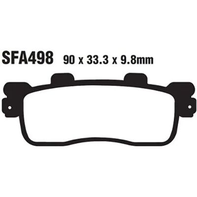 Ebc Pastiglie Dei Freni Sfa Series Organic Scooter Sfa498 Black One Size Ebc Pastiglie Dei Freni Sfa Series Organic Scooter Sfa498 Black One Size