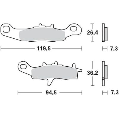 Moto-master Pastiglie Freno Sinterizzate Husqvarna/kawasaki/suzuki 093912 One Size Moto-master Pastiglie Freno Sinterizzate Husqvarna/kawasaki/suzuki 093912 One Size