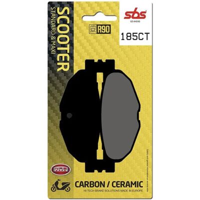 Pastiglie freno SBS 185CT in ceramica e carbone - Prestazioni di frenata Pastiglie freno SBS 185CT in ceramica e carbone - Prestazioni di frenata