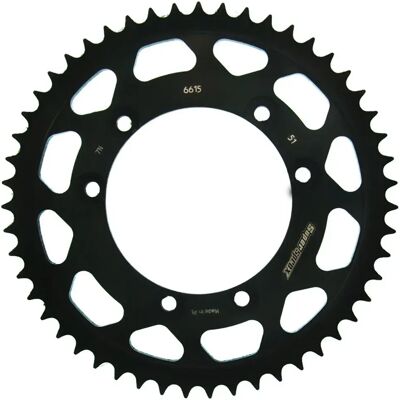 Supersprox Pignone Posteriore Steel Aprilia 420x51 Rfe6615x51blk Black 51t Supersprox Pignone Posteriore Steel Aprilia 420x51 Rfe6615x51blk Black 51t