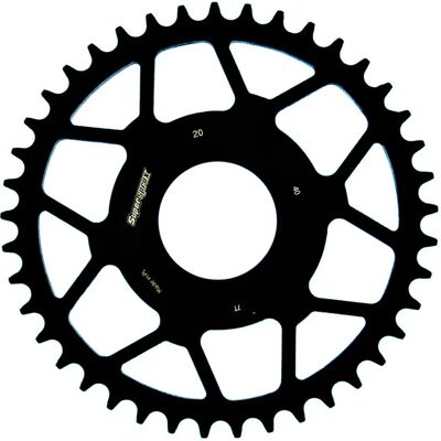 Supersprox Pignone Posteriore Steel Aprilia 520x40 Rfe20x40blk Black 40t Supersprox Pignone Posteriore Steel Aprilia 520x40 Rfe20x40blk Black 40t