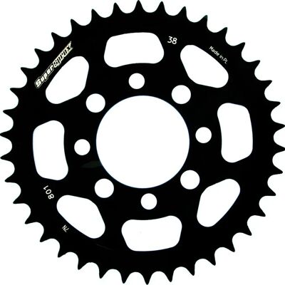 Supersprox Pignone Posteriore Steel Kawasaki 420x38 Rfe801x38blk Black 38t Supersprox Pignone Posteriore Steel Kawasaki 420x38 Rfe801x38blk Black 38t
