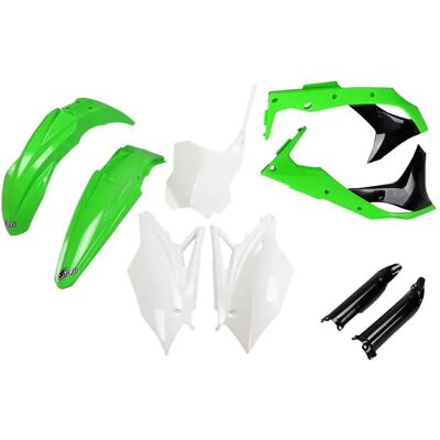 Ufo Kit Di Carene Kawasaki Kxf 250 2018-2020 Kakit225f-999 Fork Protectors & Original 2018 One Size Ufo Kit Di Carene Kawasaki Kxf 250 2018-2020 Kakit225f-999 Fork Protectors & Original 2018 One Size