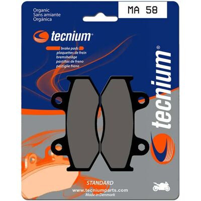 Tecnium Pastiglie Freno Organiche Ma58 Black One Size Tecnium Pastiglie Freno Organiche Ma58 Black One Size