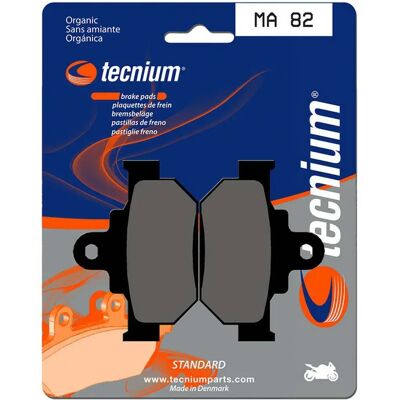 Tecnium Pastiglie Freno Organiche Ma82 Black One Size Tecnium Pastiglie Freno Organiche Ma82 Black One Size