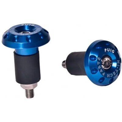 Termini barra universali PUIG 6222A blu - Bar ends Termini barra universali PUIG 6222A blu - Bar ends