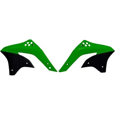 Rtech Coperture Per Radiatori Kawasaki Kx450f 06-08 84263kx Black / Green One Size Rtech Coperture Per Radiatori Kawasaki Kx450f 06-08 84263kx Black / Green One Size