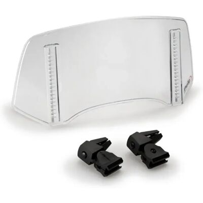 Visiera PUIG 20764W - Regolabile, Clip-on, Aerodinamica, Trasparente Visiera PUIG 20764W - Regolabile, Clip-on, Aerodinamica, Trasparente