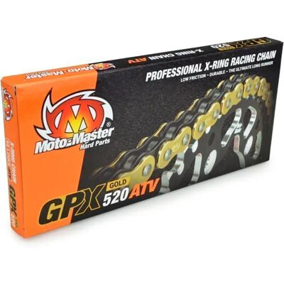 Moto-master Catena Gpx Atv 520 X-ring Gold 98 Links Moto-master Catena Gpx Atv 520 X-ring Gold 98 Links