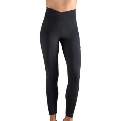 Endless Leggings Cross Pocket Black L Endless Leggings Cross Pocket Black L
