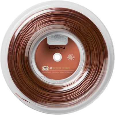 Luxilon Corda Per Bobina Da Tennis g Desert Bronze 200 M Bronze / New Red 1.25 mm Luxilon Corda Per Bobina Da Tennis g Desert Bronze 200 M Bronze / New Red 1.25 mm